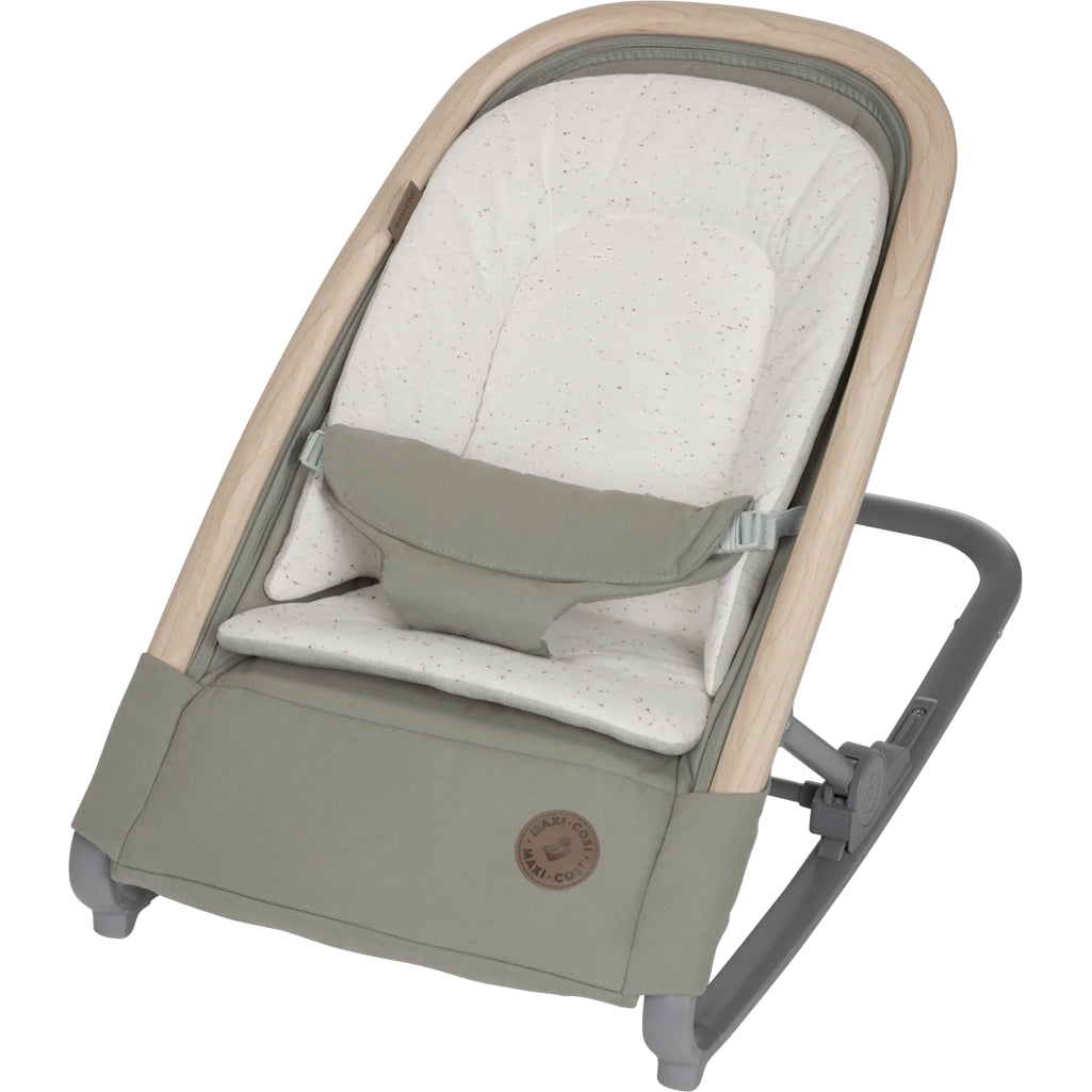 Maxi-Cosi Kori 2-in-1 Baby Bouncer in Grey, a lightweight and stylish maxi cosi bouncer for infants.