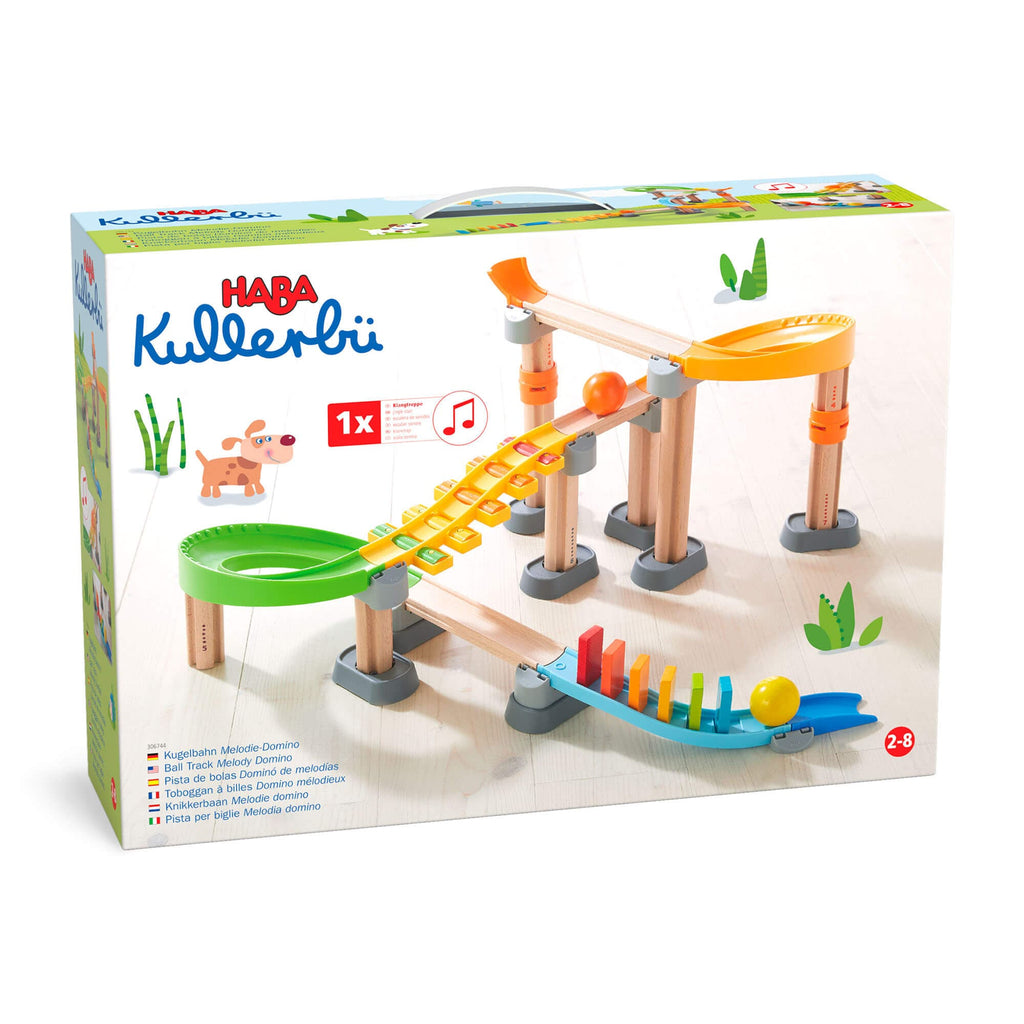 Haba wooden toy kullerbu melody dominos