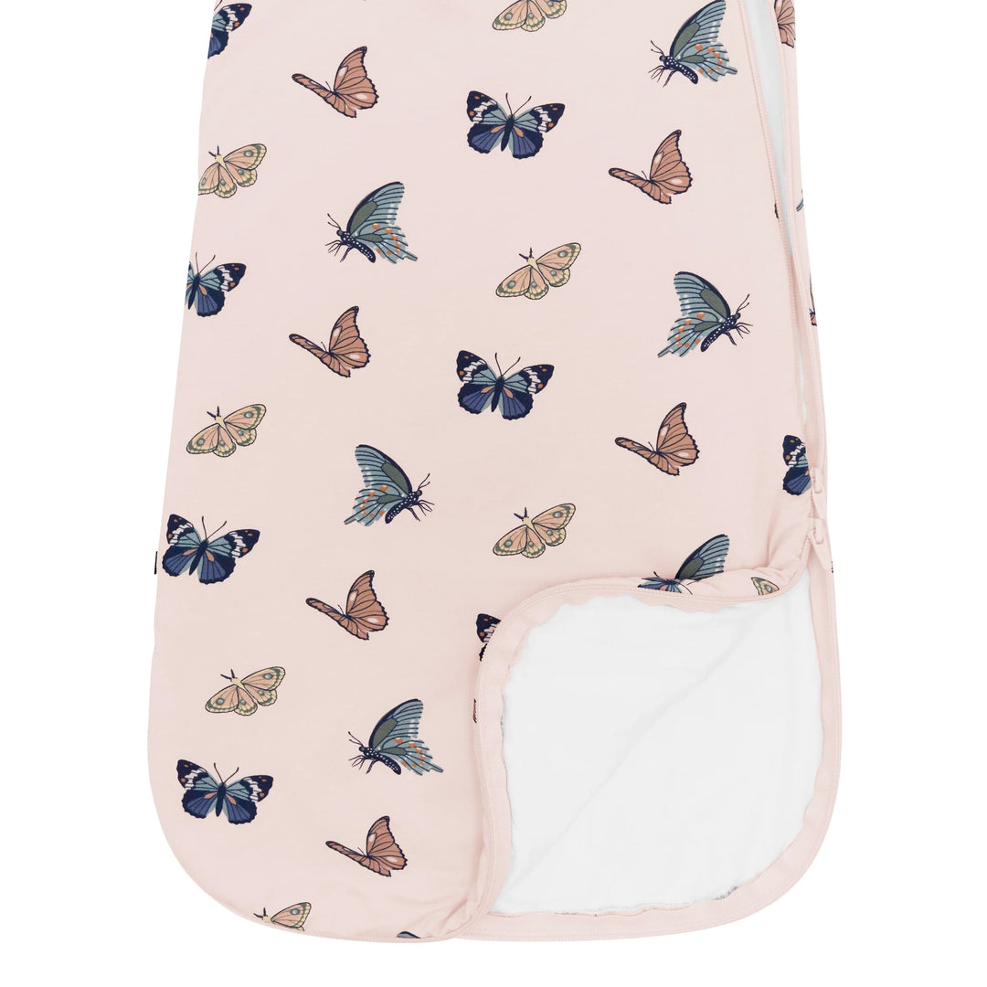 Kyte Baby Sleep Sack Tog 1.0 in Blush Butterfly, lightweight sleep sack baby essential for comfort
