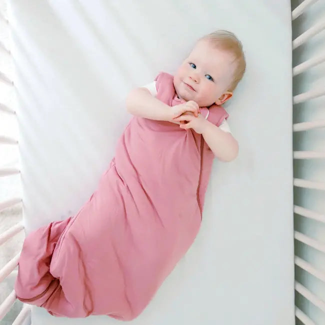 Kyte Baby Sleep Bag in Apple Blossom 2.5 TOG, angle 2