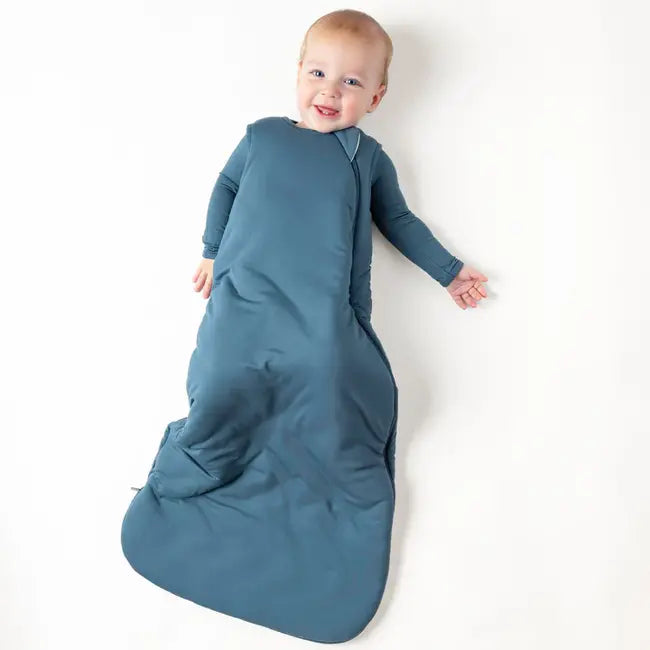 Kyte Baby Sleep Bag in Atlantic 2.5 TOG, angle 2