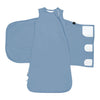 KyteBaby sleep bag swaddler in slate blue tog 1