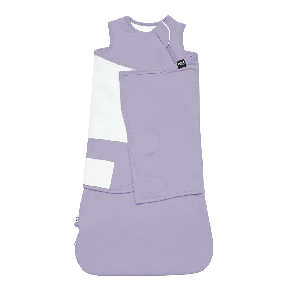 kyte Baby taro purple sleep sack swaddle blanket combo tog 1