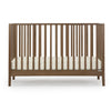 dadada solid wooden baby crib walnut