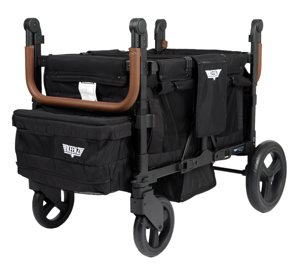 Keenz DUO wagon stroller in Black