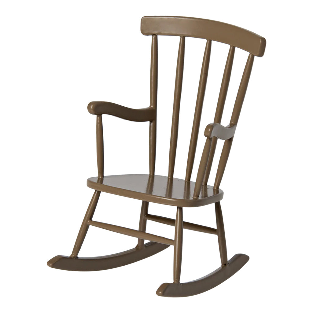 Light brown maileg mice rocking chair