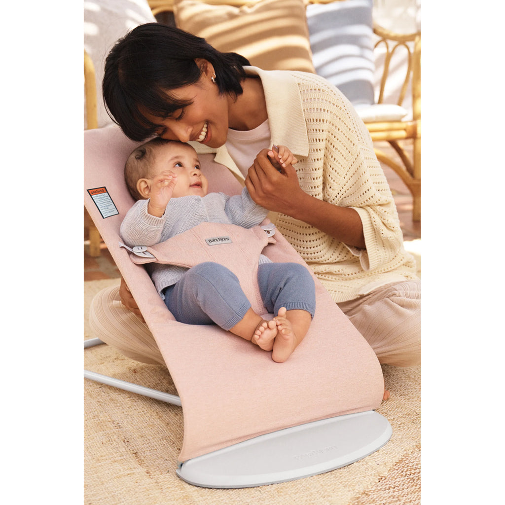 pink baby girl bouncer, babybjorn bouncer