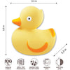 natural rubber duck bath toy for infants