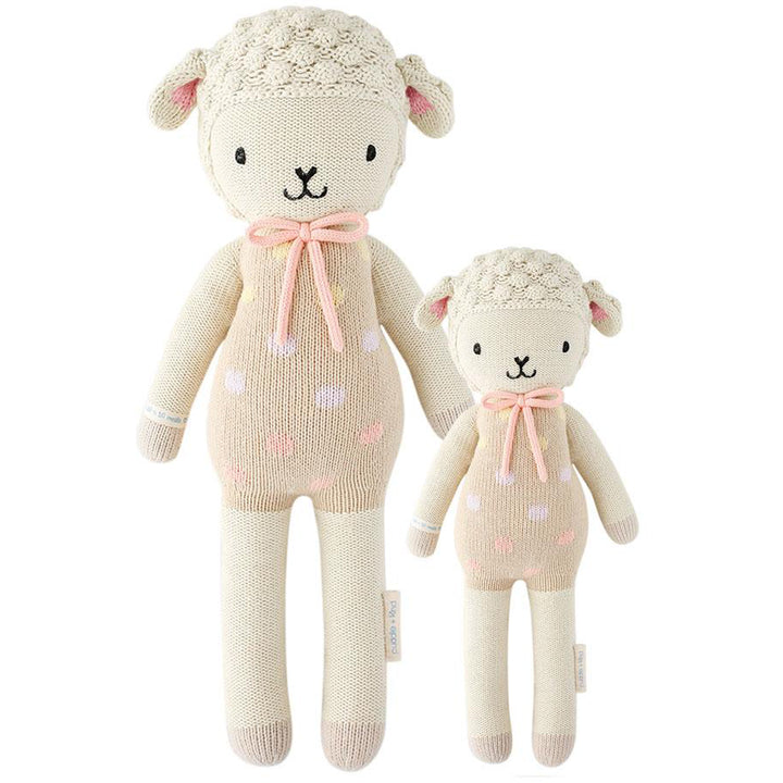 cuddle + kind lucy the lamb handmade doll stuffed animal