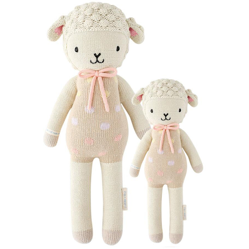 cuddle + kind lucy the lamb handmade doll