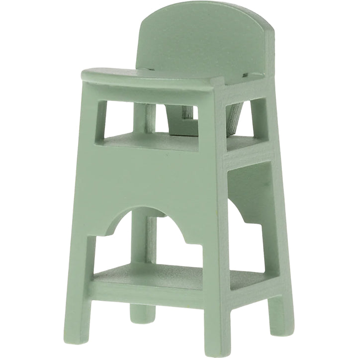 Mint Maileg High Chair, stylish furniture for Maileg mouse house