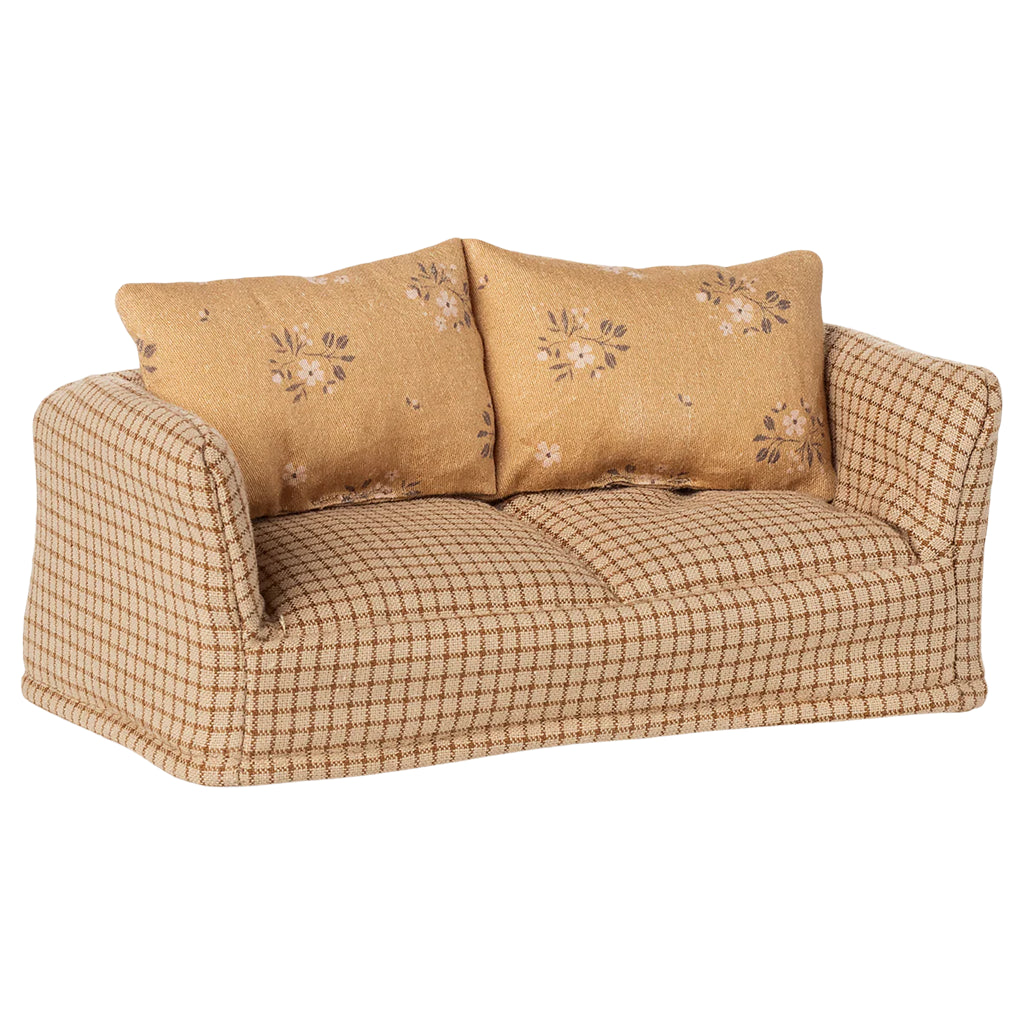 maileg mouse maple couch 