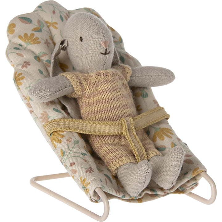 maileg micro babysitter holding maileg my rabbit dolls