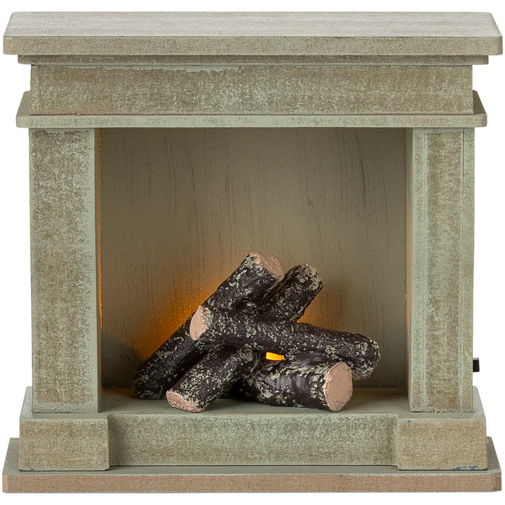 A charming Maileg Miniature Fireplace perfect for Maileg mice and tiny home play.