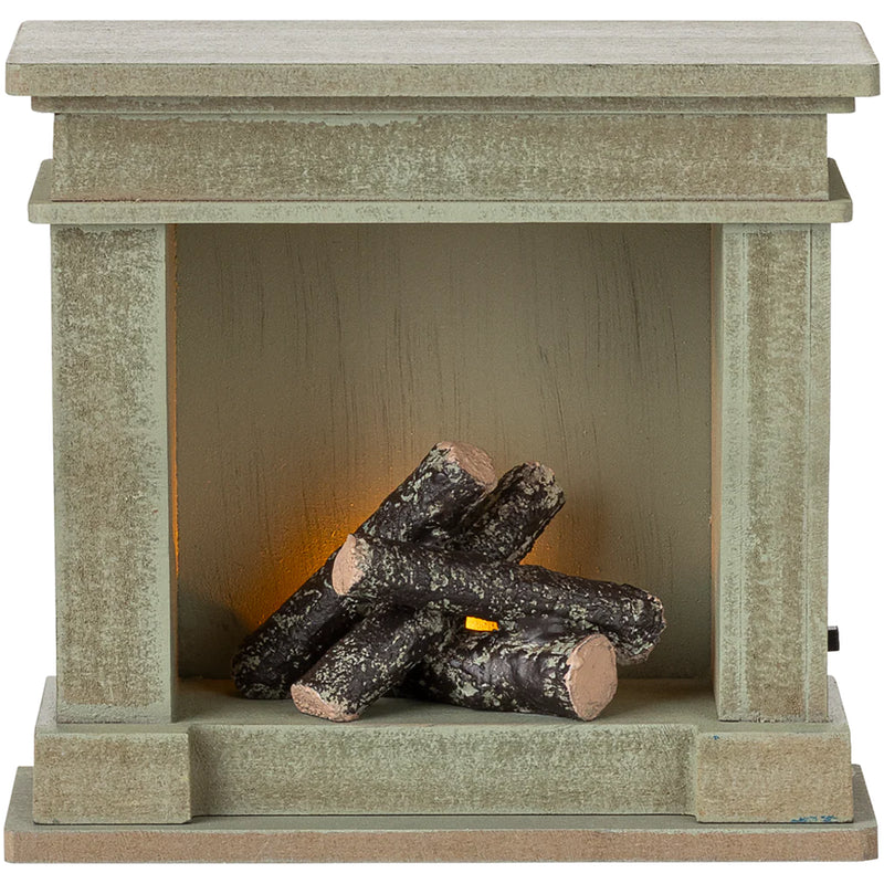 A charming Maileg Miniature Fireplace perfect for Maileg mice and tiny home play.