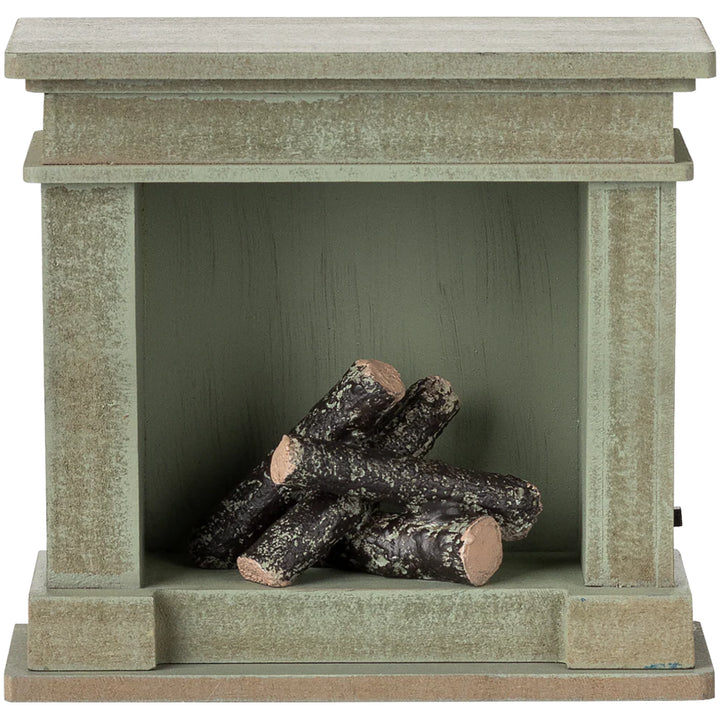 Maileg Miniature Fireplace adds a cozy touch to any Maileg mouse scene.