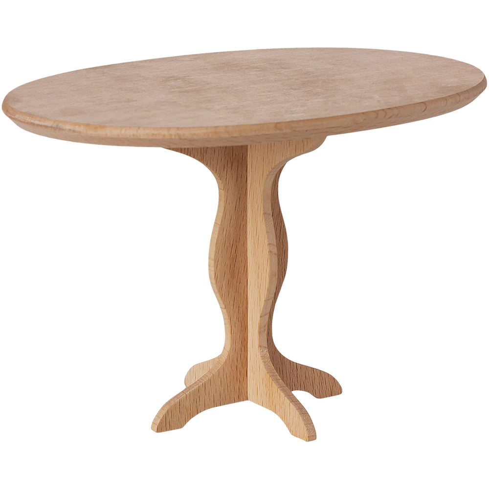 A charming Maileg Miniature Oval Table perfect for Maileg mice play setups.
