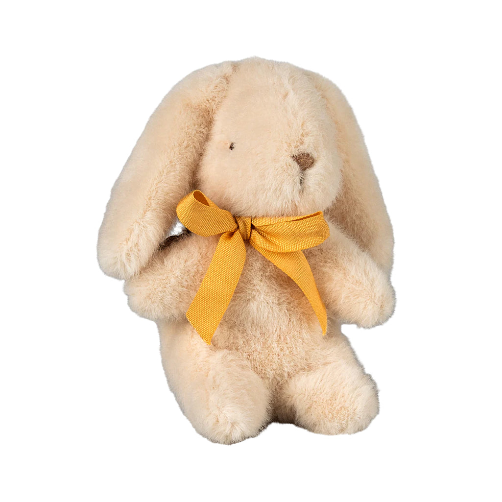 three quarters view odf maileg plush cream bunny rbbit