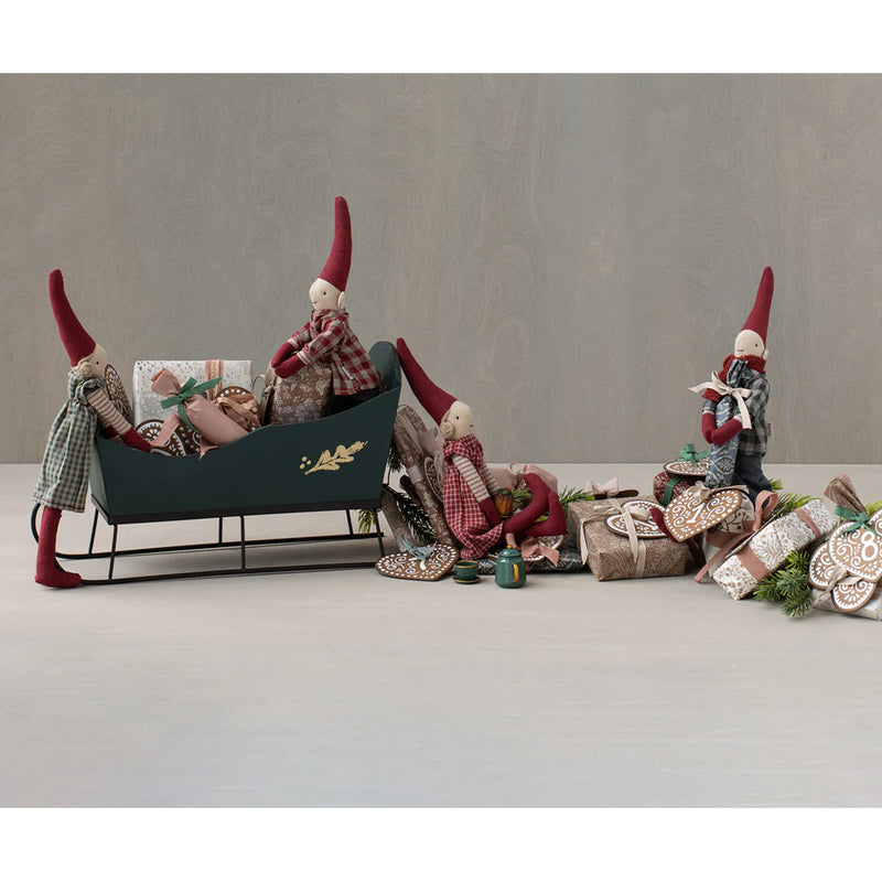 Maileg Miniature Sleigh adds playful holiday magic to dollhouse accessories and miniature setups.