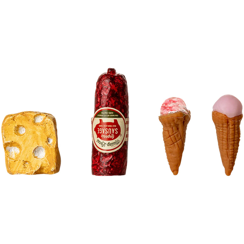 Add a touch of realism to a Maileg dollhouse with this detailed Mouse Fridge.