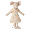 Maileg Mum Mouse, paisley dress for Maileg mouse collection