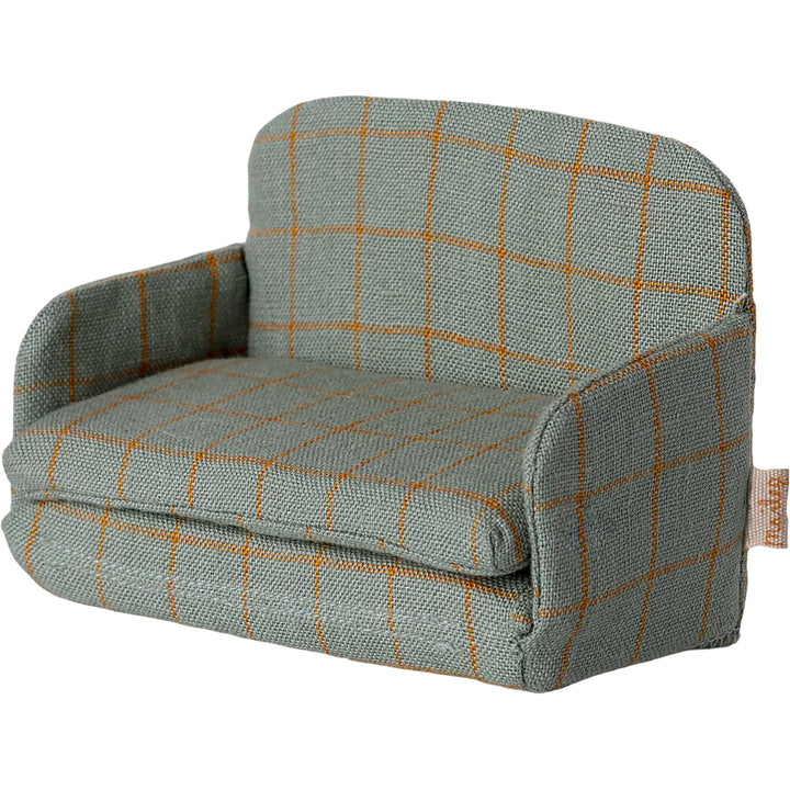 The Maileg Mouse Sofa Bed enhances any layout with its classic dollhouse furniture look.