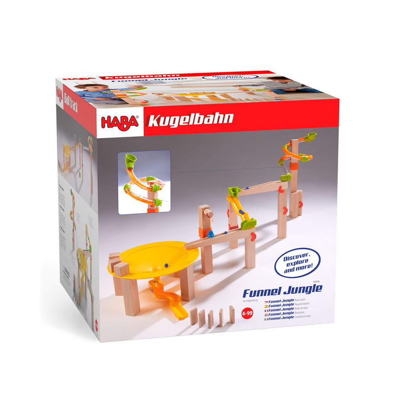HABA Marble Run Funnel Jungle Starter Set delivers endless marble fun, problem-solving, and building play as a best toys set.