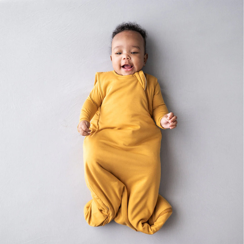 kyte bamboo sleep sack in marigold