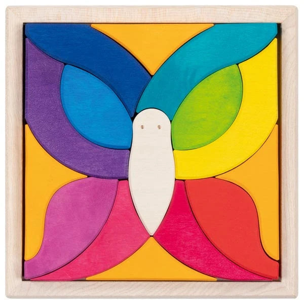 Goki Colorful wooden Mariposa Butterfly puzzle 