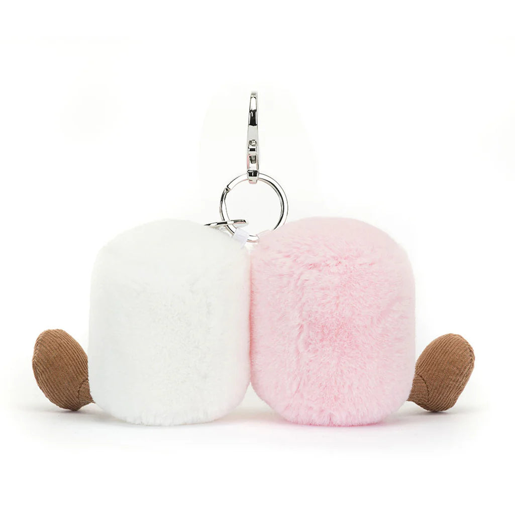 jelly cat bag charm mashmallows