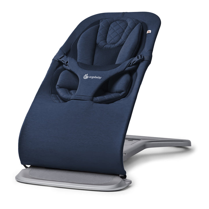 Midnight Blue Evolve Ergobaby Baby Bouncer