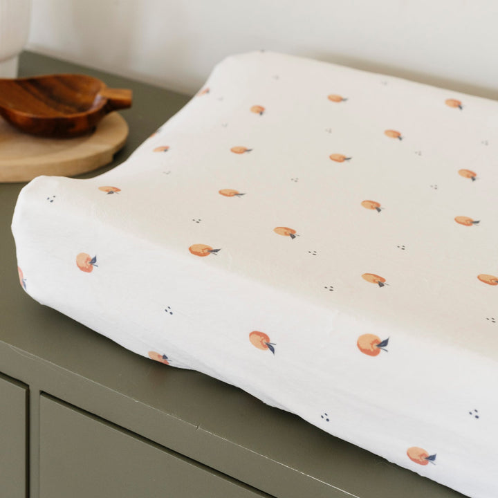 Apple Saranoni Minky Stretch Luxe Changing Covers upgrades nursery function instantly and works great as a best changing pad