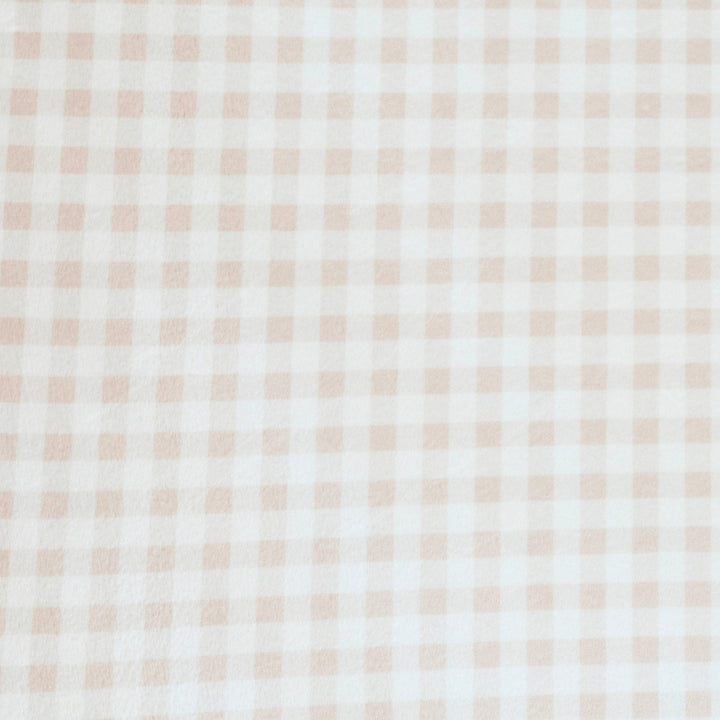 Saranoni Minky Stretch Luxe Changing Covers in Gingham offer cloud comfort and elevate your diaper changing pad routine