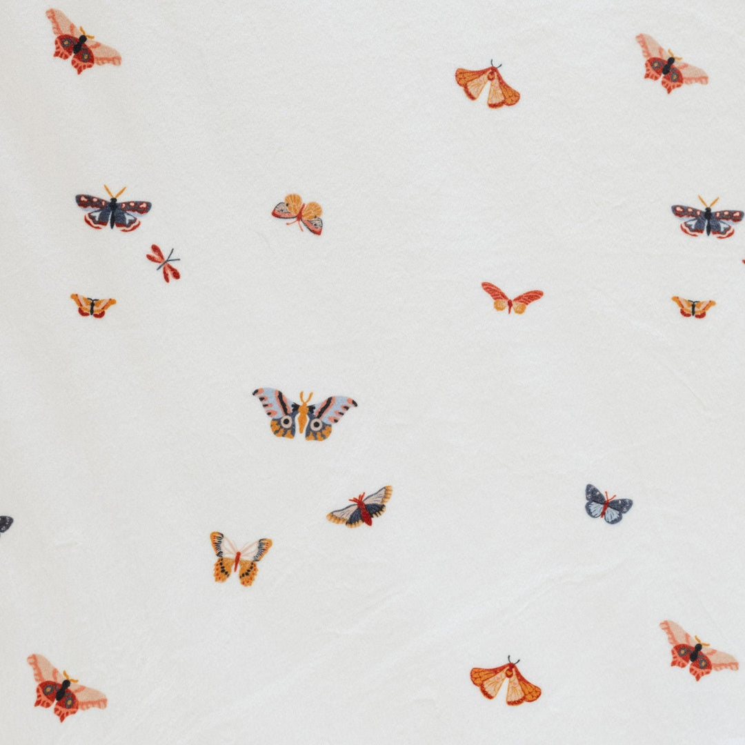 Saranoni Minky Stretch Luxe Changing Covers in Butterfly deliver elevated comfort and help create the ideal changing table pad