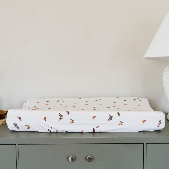 Butterfly Saranoni Minky Stretch Luxe Changing Covers provide cloud soft texture and pair great with every baby changing pad setup