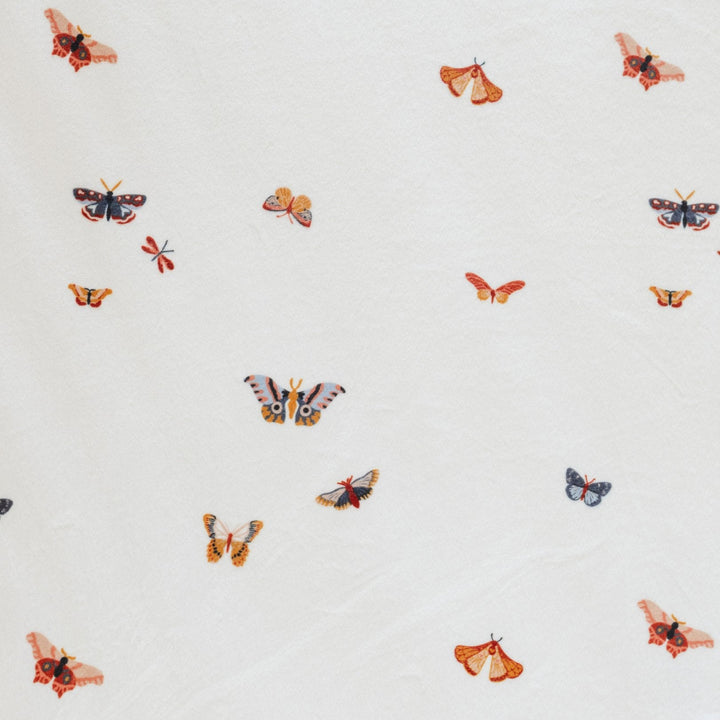 Keep your crib stylish with the Butterfly Saranoni Minky Stretch Luxe Crib Sheets, soft baby crib sheets for little ones.
