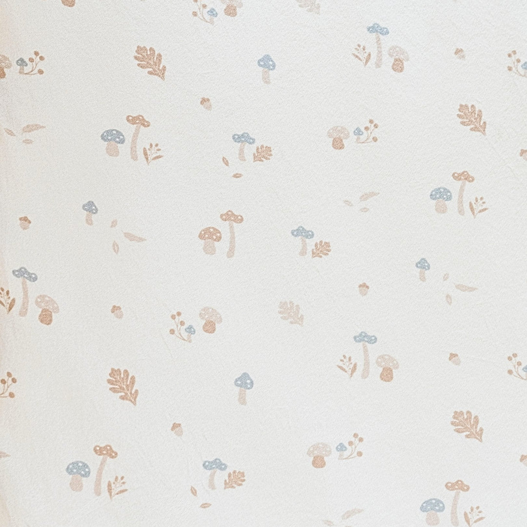 Saranoni Minky Stretch Luxe Crib Sheets in Mushroom provide sheets for cribs that feel cozy and breathable.