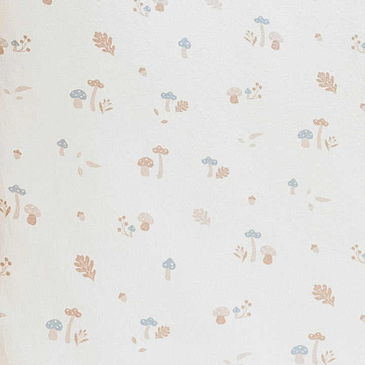 Saranoni Minky Stretch Luxe Crib Sheets in Mushroom provide sheets for cribs that feel cozy and breathable.