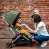 Woman and Toddler using Uppabay Stroller Minu V2 in Emelia Green