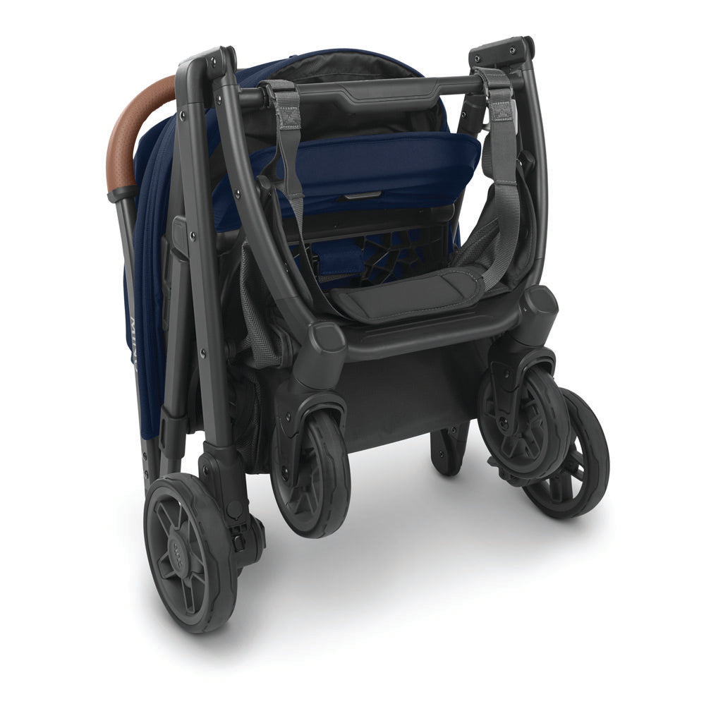 Uppababy minu stroller for babies in noa blue