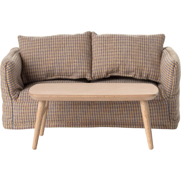 A charming Maileg Mouse Coffee Table, ideal for Maileg mice play and dollhouse interiors.