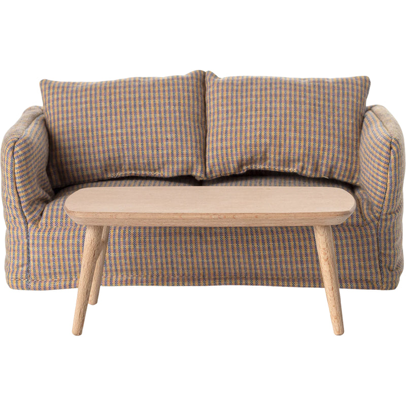 A charming Maileg Mouse Coffee Table, ideal for Maileg mice play and dollhouse interiors.