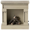 Maileg mouse miniature dollhouse accessories fireplace