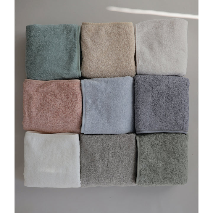 Mushie Hooded Baby Bath Towels designed with safety and comfort in mind