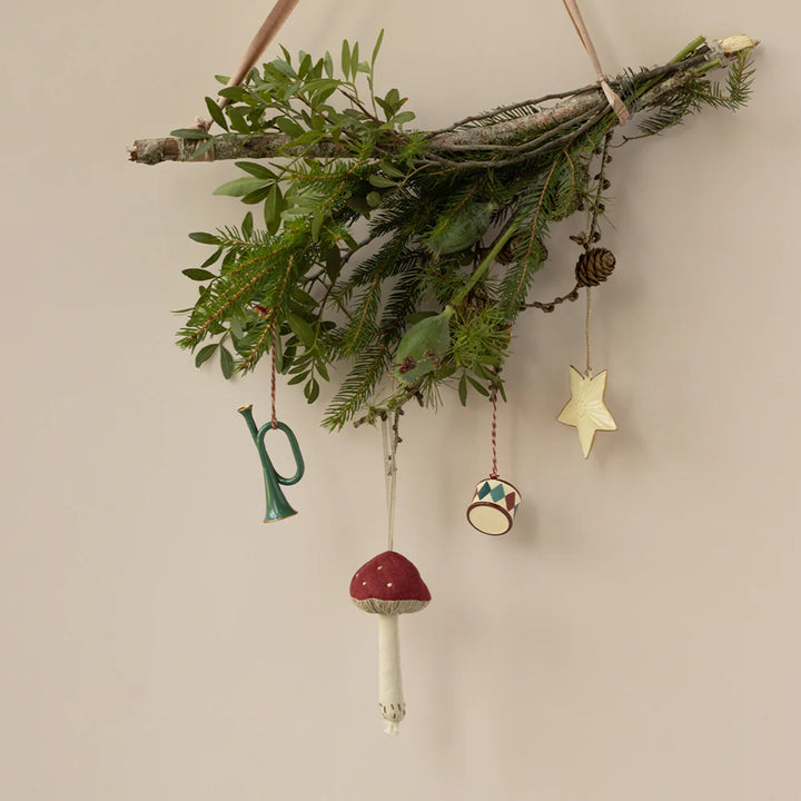 Maileg Mushroom Christmas Ornaments