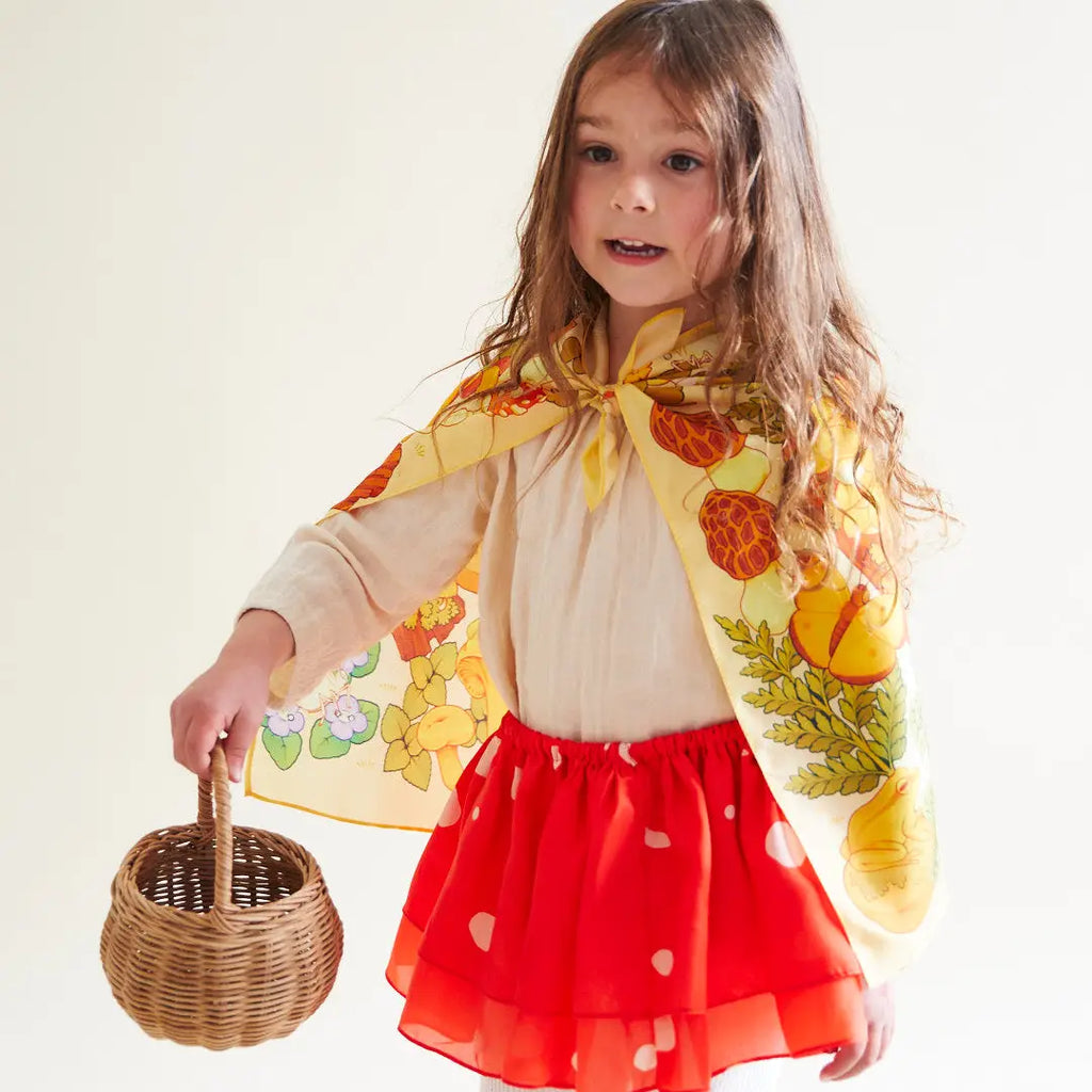 mushroom sarah's silk pretend play dress up find and seek