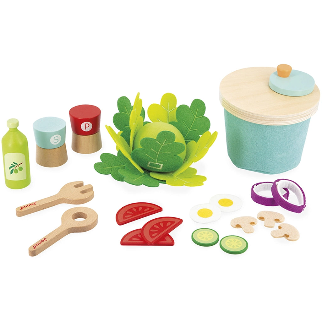 janod my mixed salad toy food set