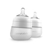 Nanobébé Flexy Silicone Baby Bottle in White