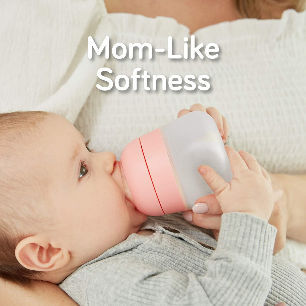 Nanobébé 5oz Flexy Silicone Squeezable Baby Bottle 