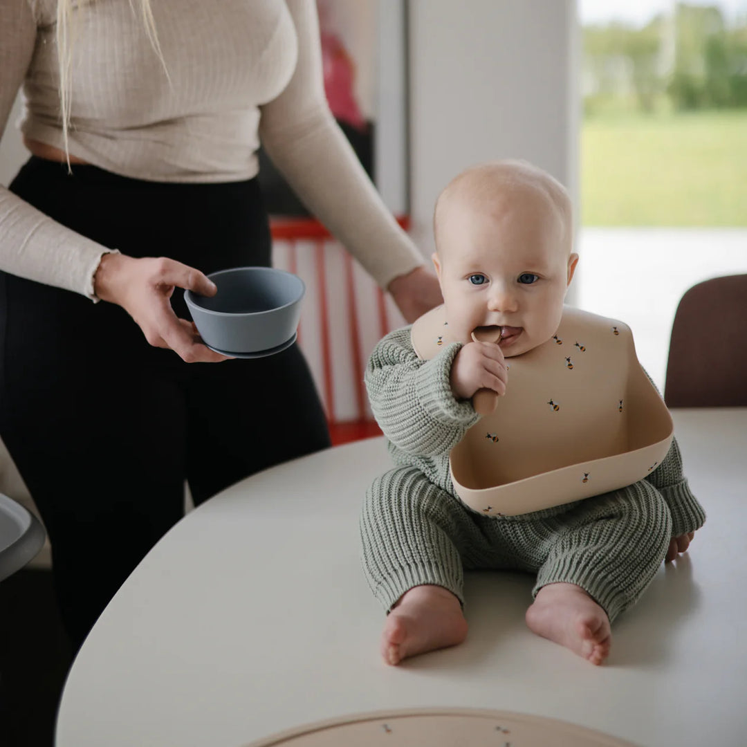 Mushie Toddler Starter Spoons perfect for introducing your little one to the world of self-feeding with ease and comfort